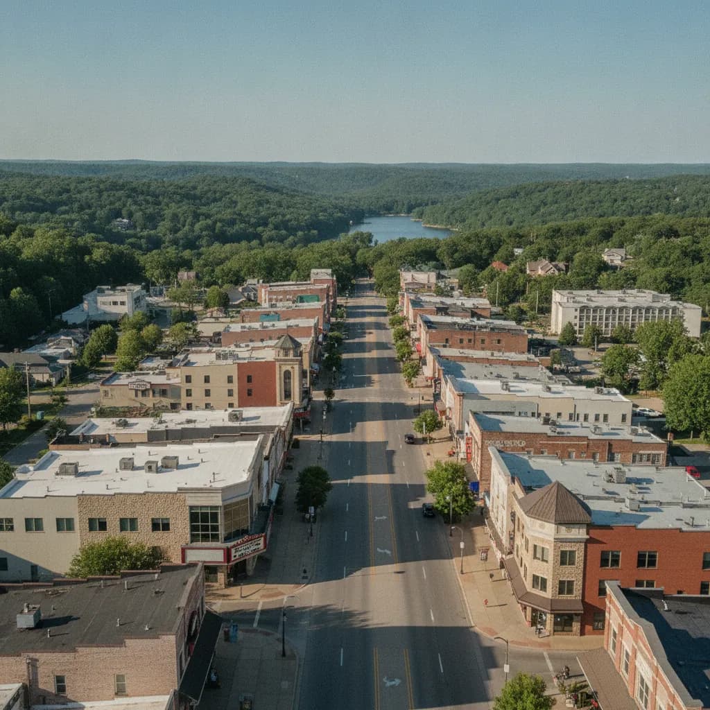 View of Branson, MO
