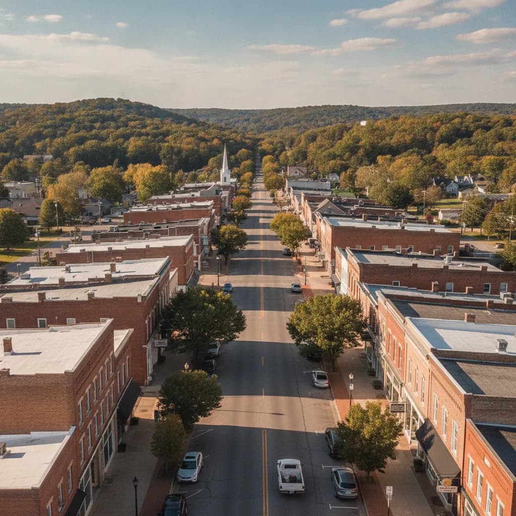 View of California, MO