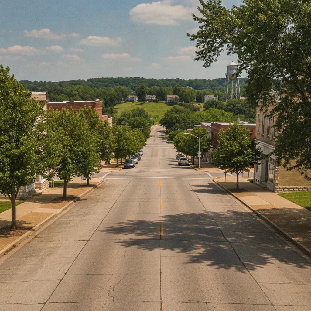 View of Carl Junction, MO