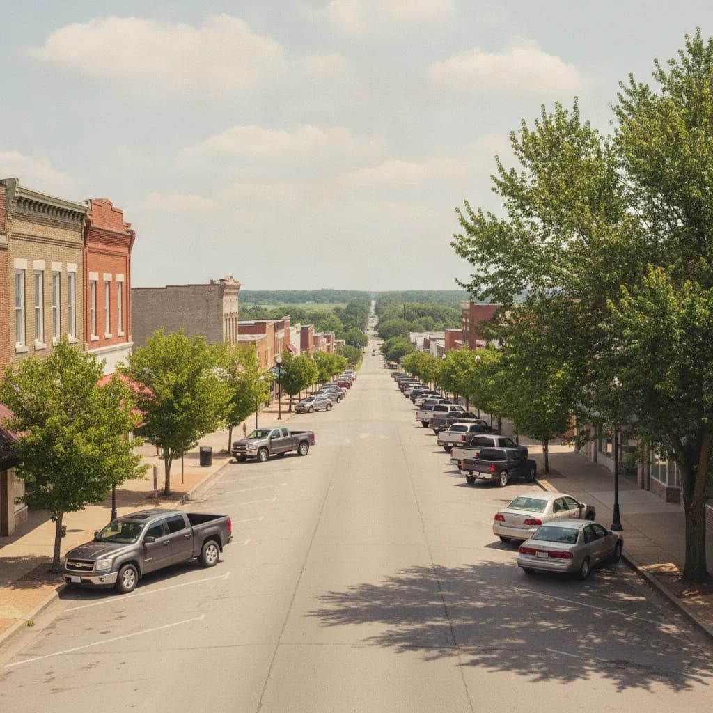 View of Caruthersville, MO