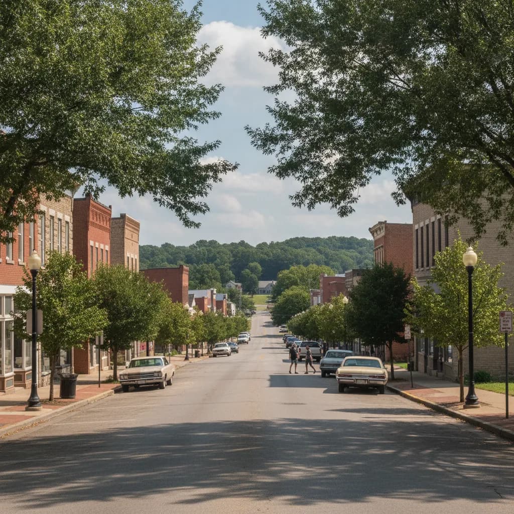 View of Clinton, MO