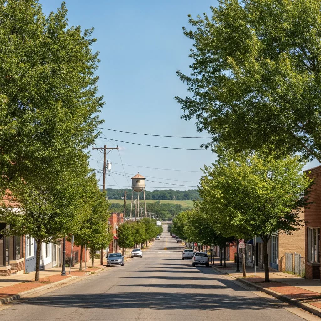 View of Dexter, MO