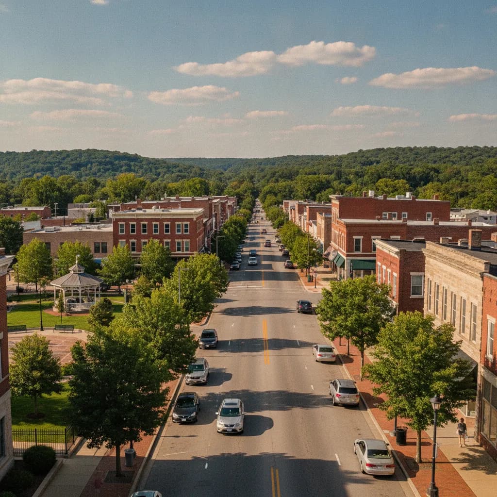 View of Gladstone, MO