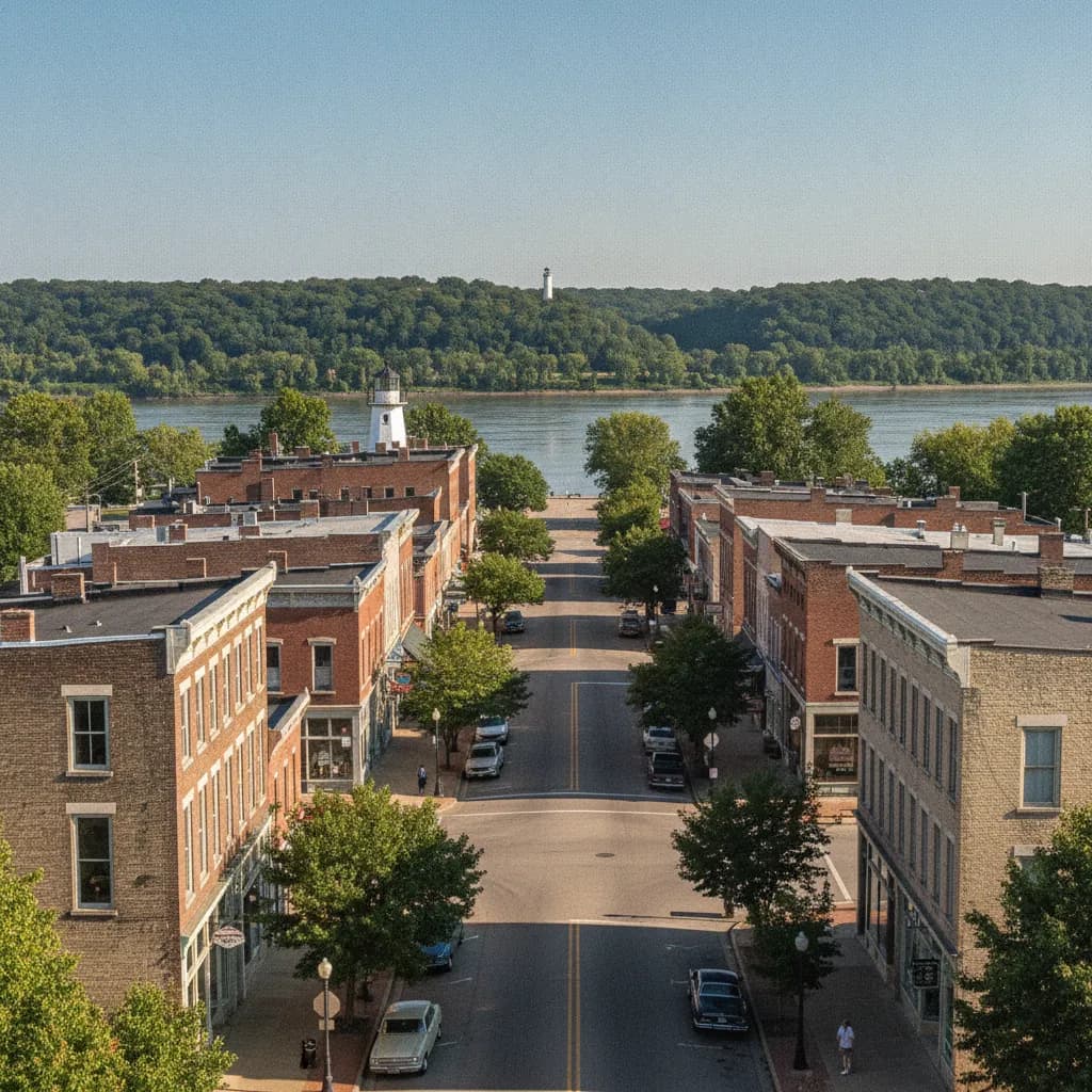 View of Hannibal, MO