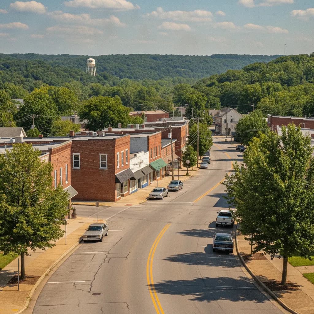 View of Holts Summit, MO