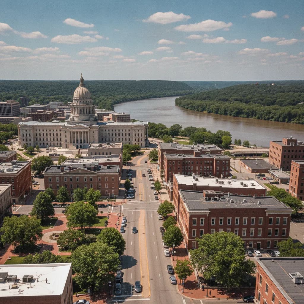 View of Jefferson City, MO