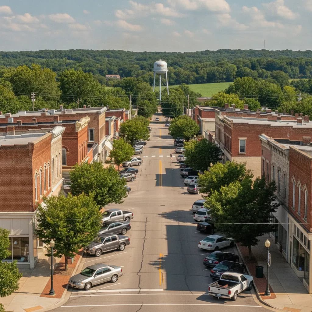 View of Macon, MO