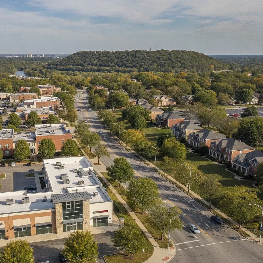 View of Maryland Heights, MO