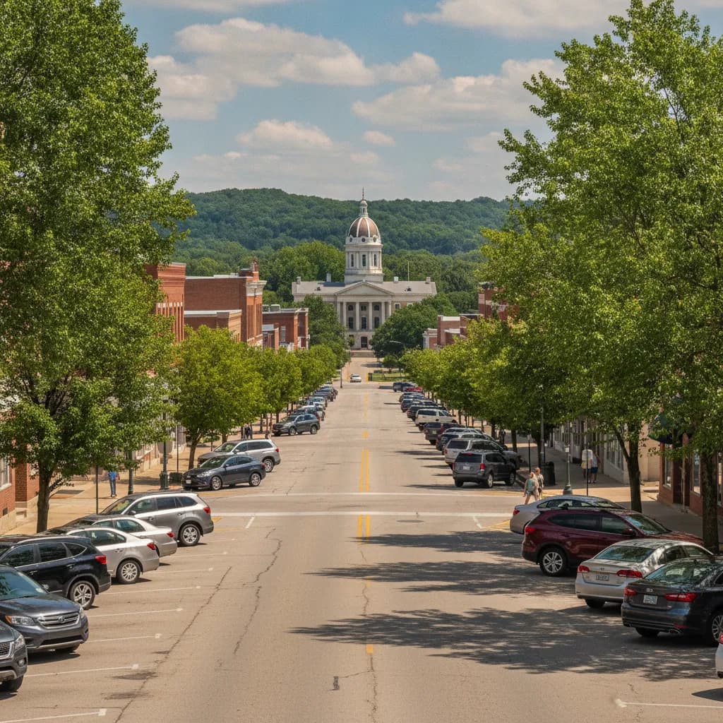 View of Maryville, MO