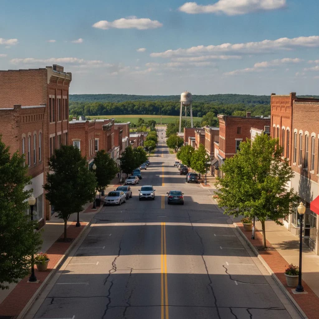 View of Mexico, MO