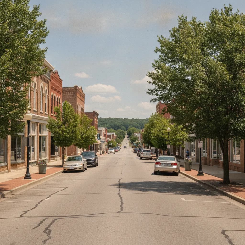 View of Moberly, MO