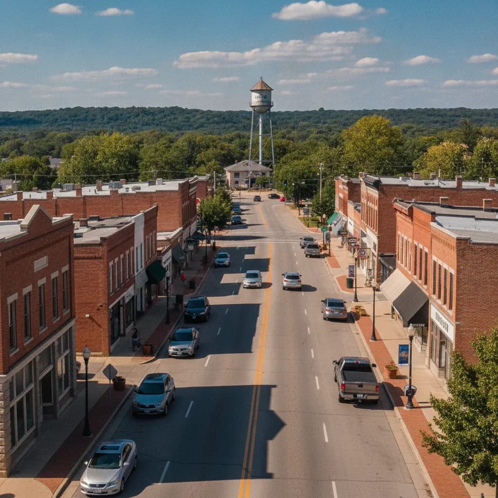 View of Monett, MO