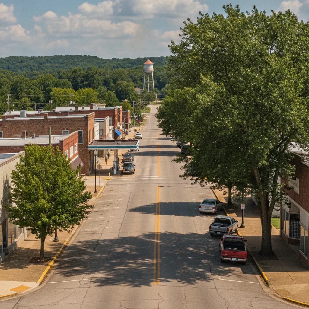 View of Moscow Mills, MO