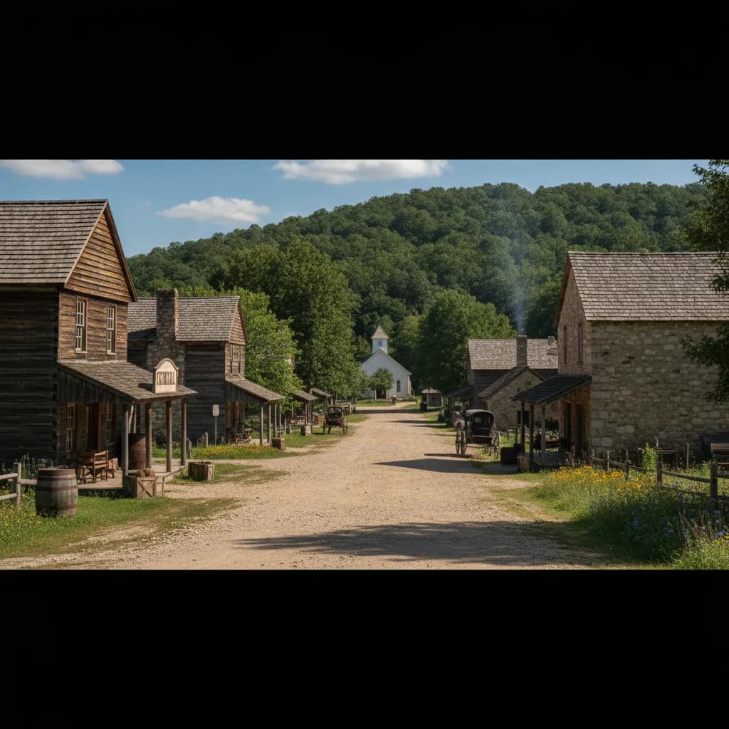 View of Old Jamestown, MO
