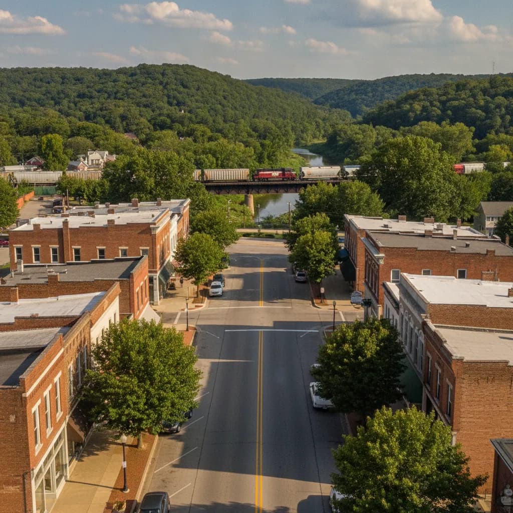 View of Pacific, MO