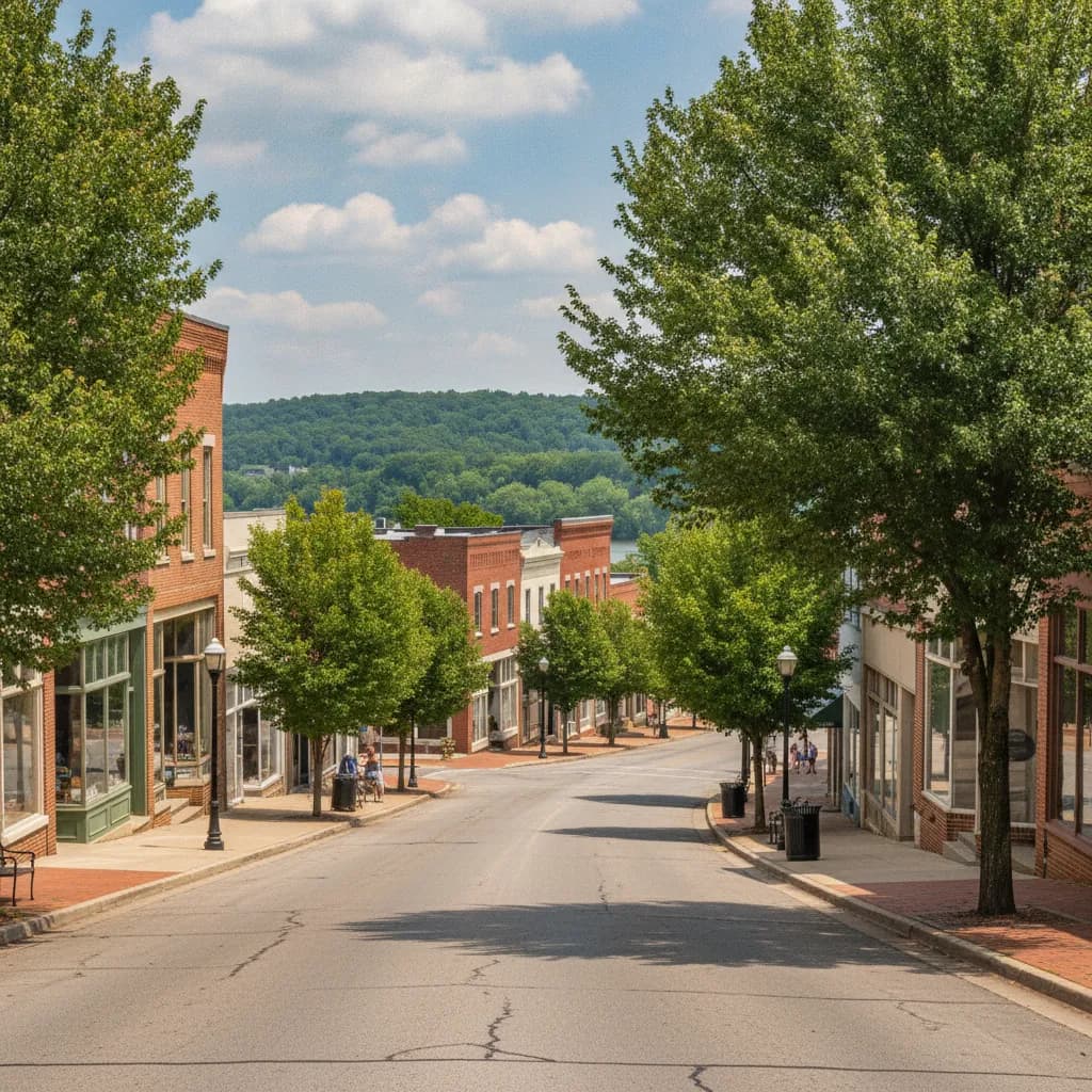 View of Parkville, MO