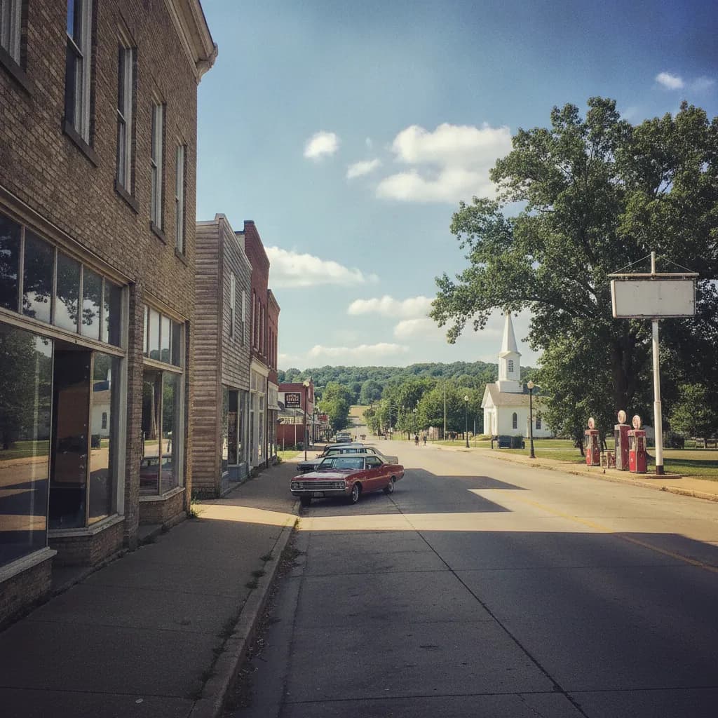 View of Peculiar, MO