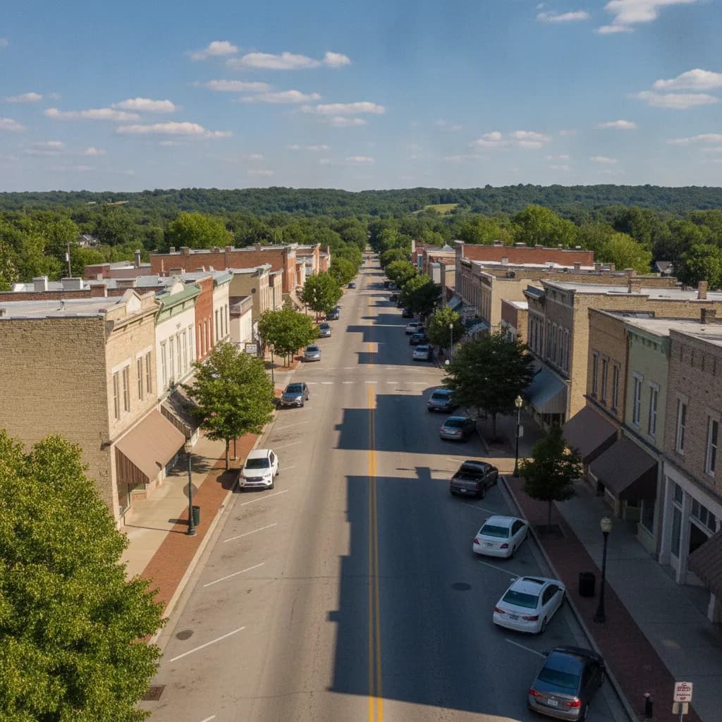 View of Platte City, MO