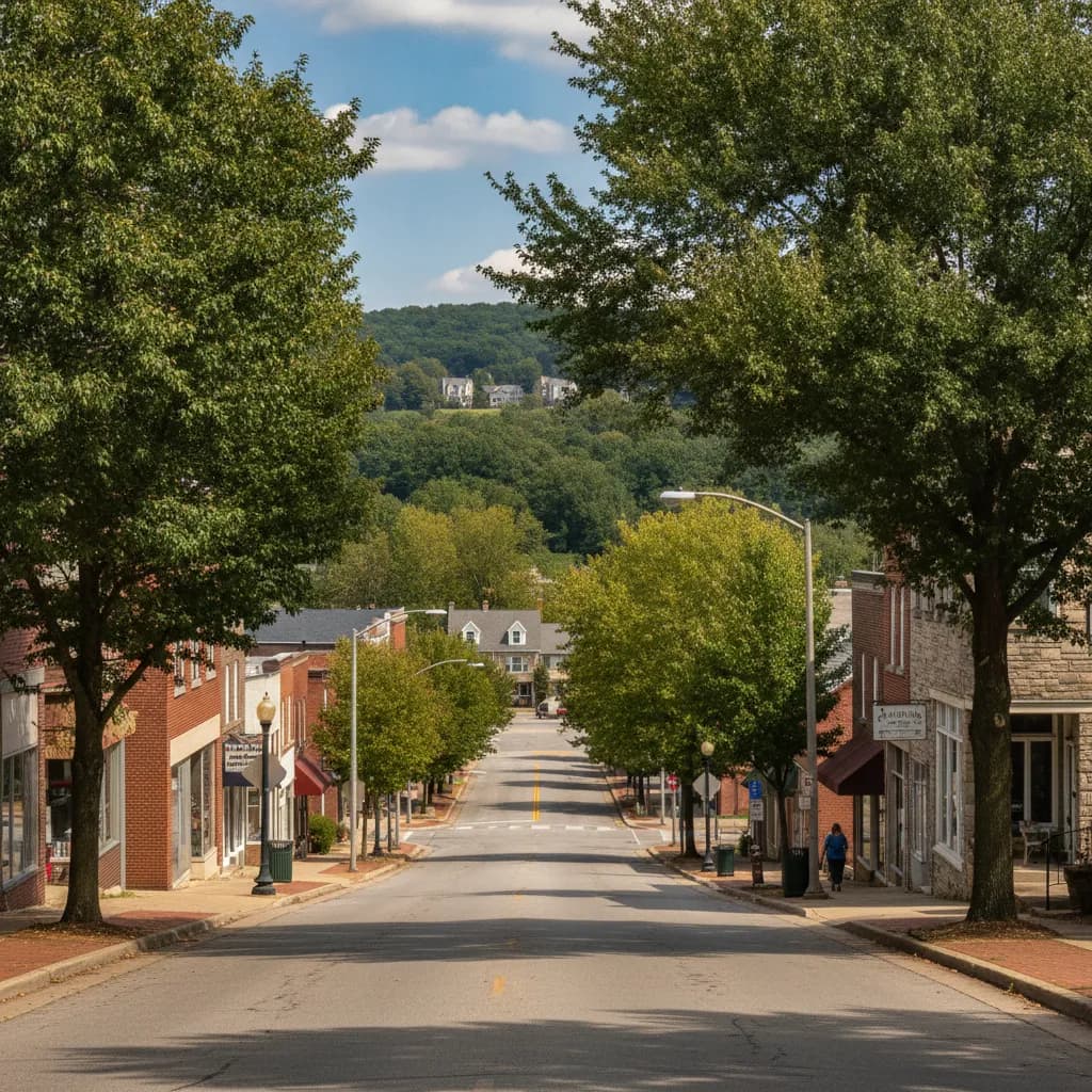 View of Rock Hill, MO