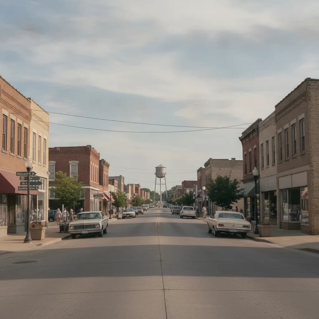 View of Sikeston, MO