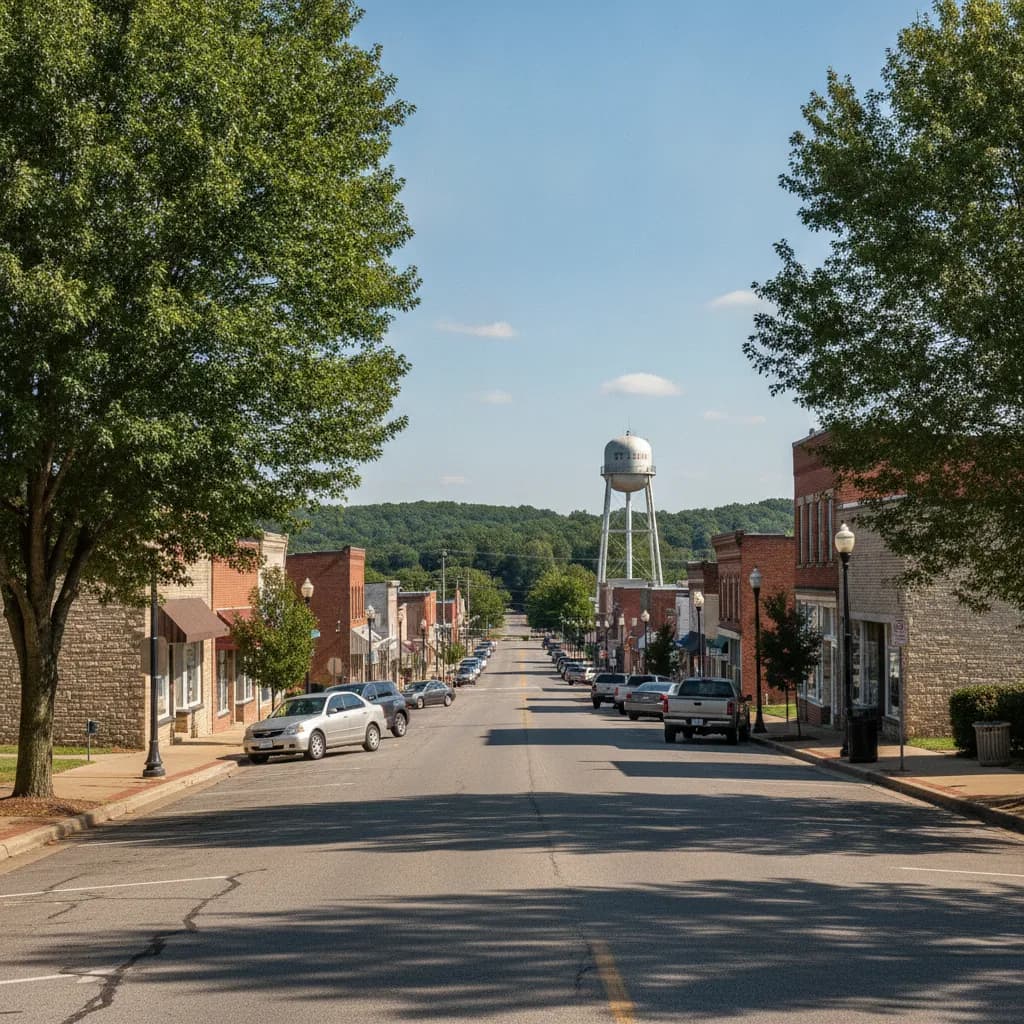 View of St. Clair, MO