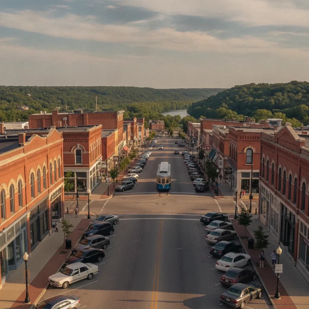 View of St. Joseph, MO