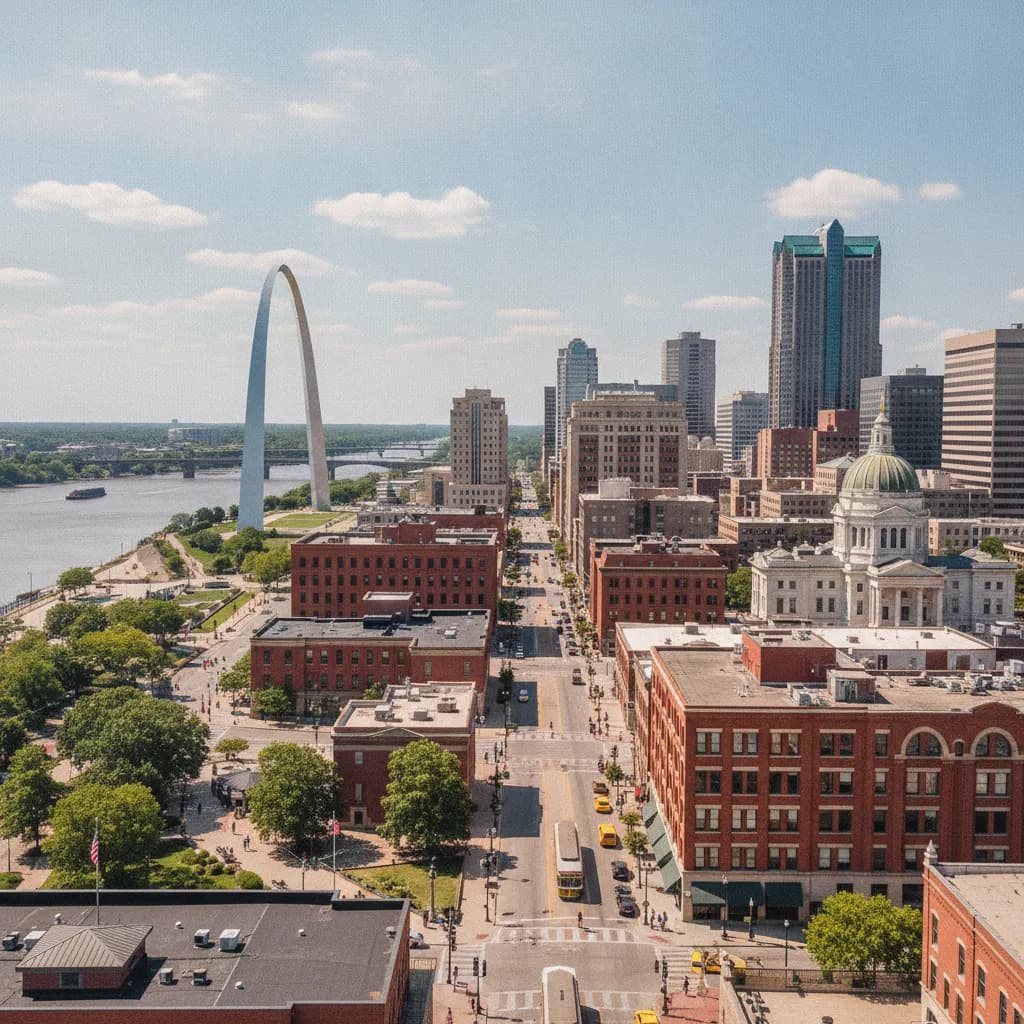 View of St. Louis, MO