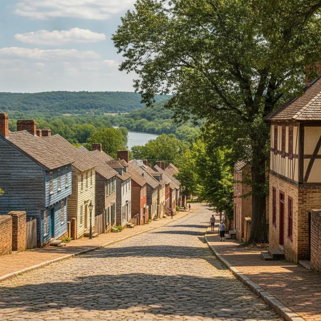 View of Ste. Genevieve, MO