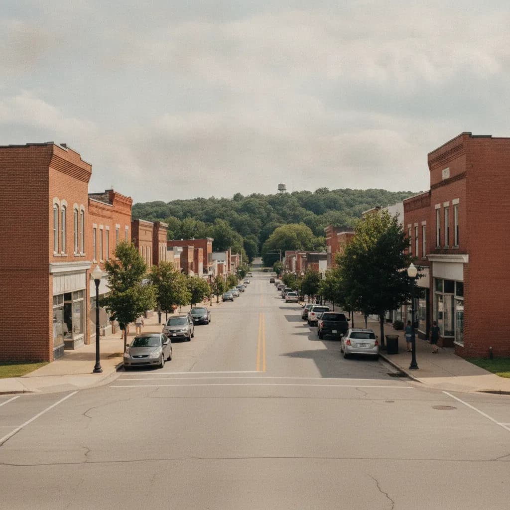 View of Sullivan, MO