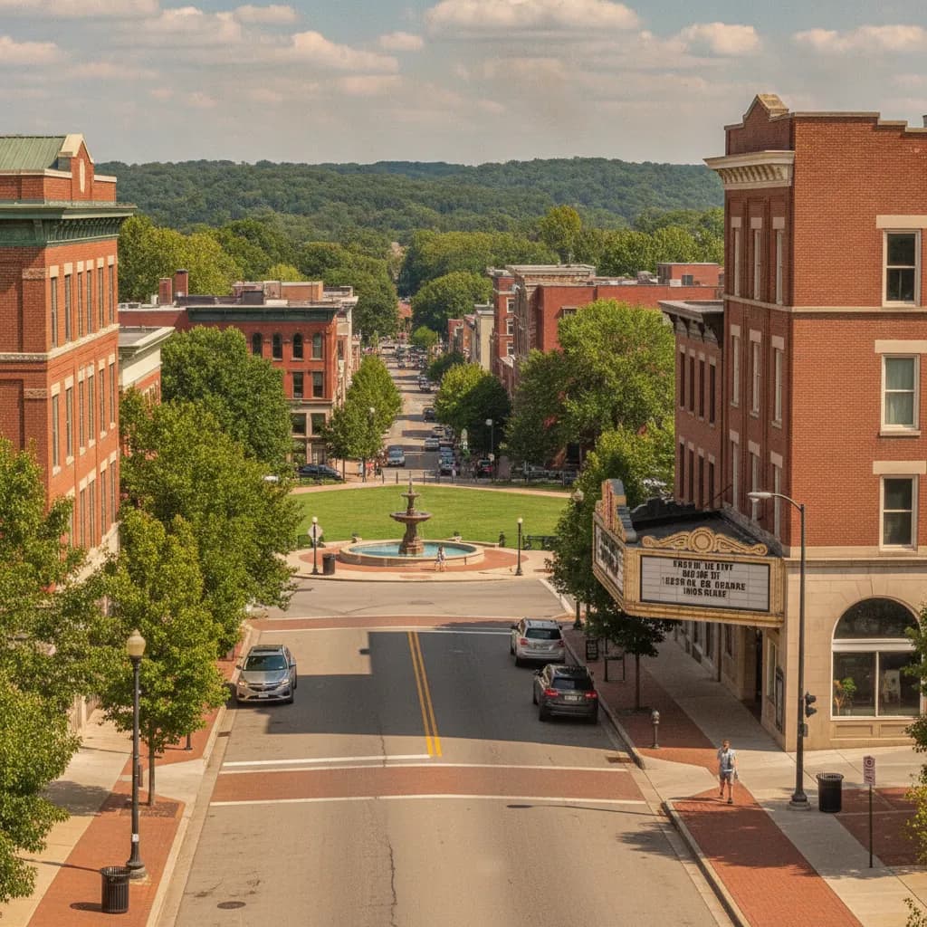 View of University City, MO