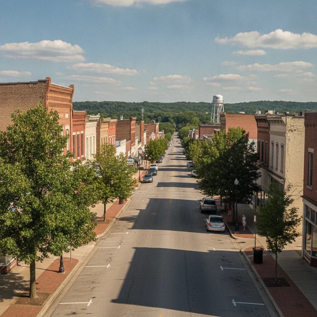 View of Warrensburg, MO