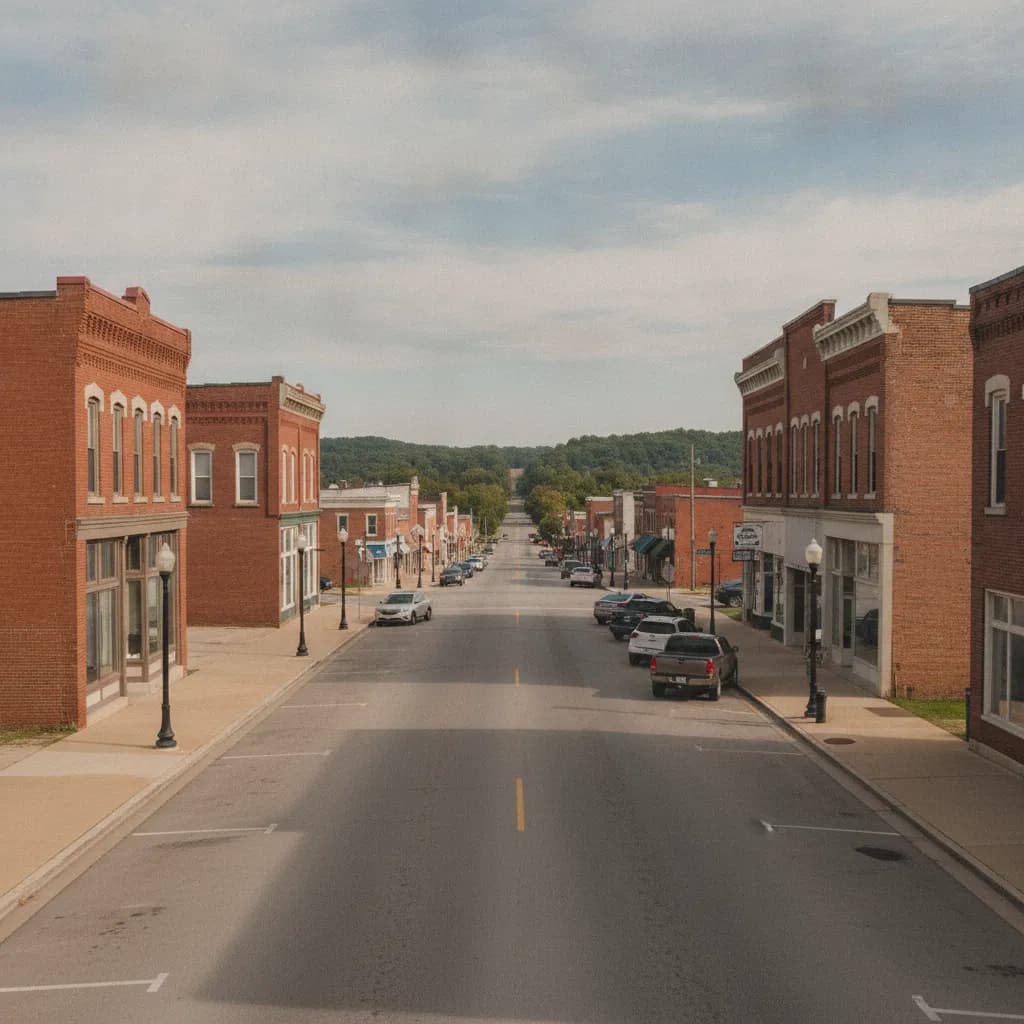 View of Webb City, MO