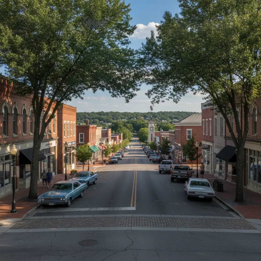 View of Wentzville, MO