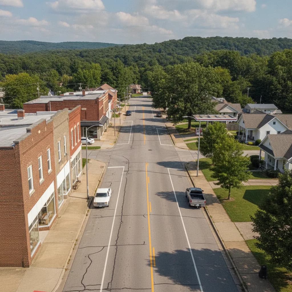 View of Wright City, MO