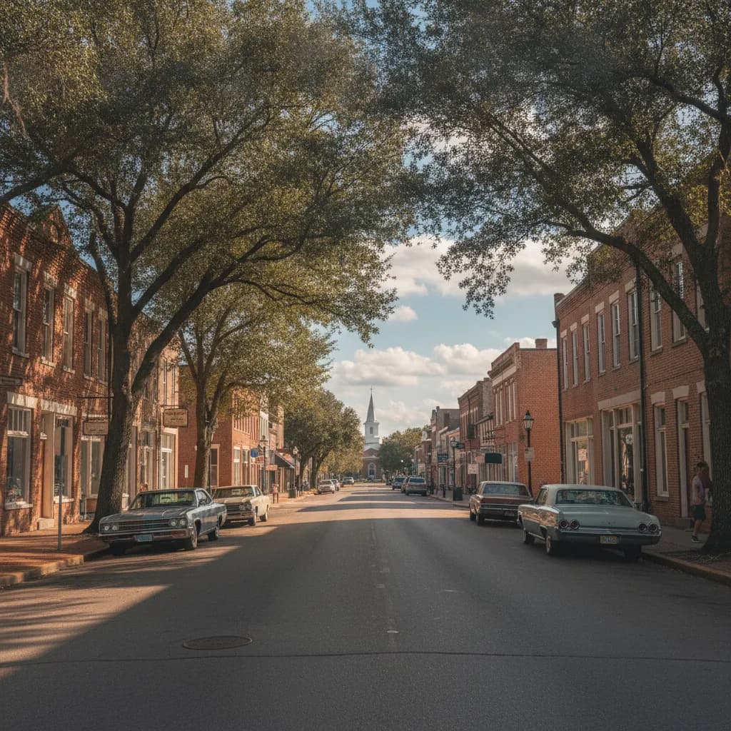 View of Aberdeen, MS
