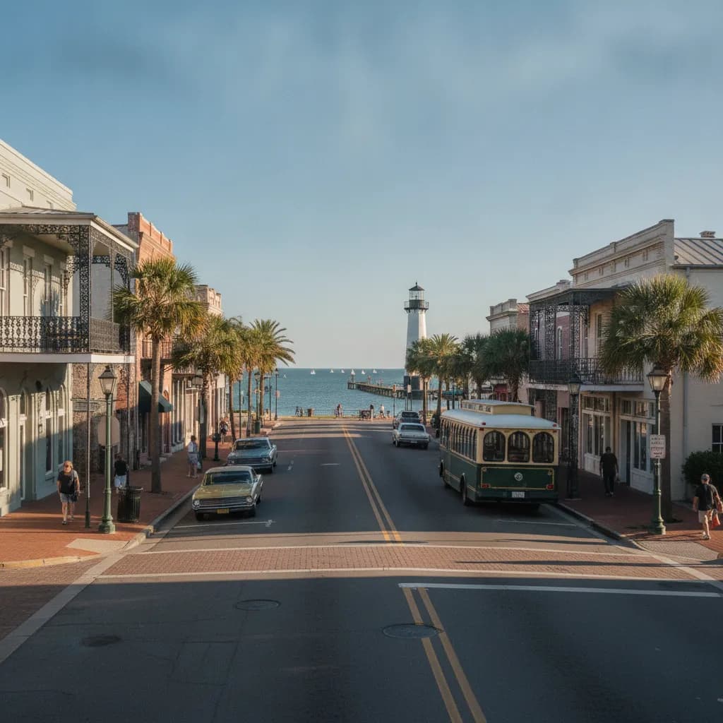 View of Biloxi, MS