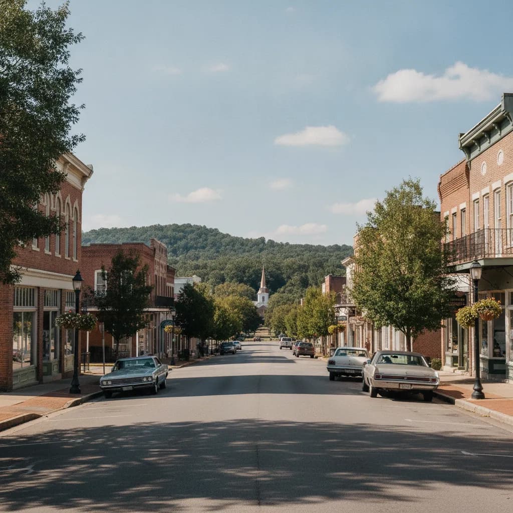 View of Booneville, MS
