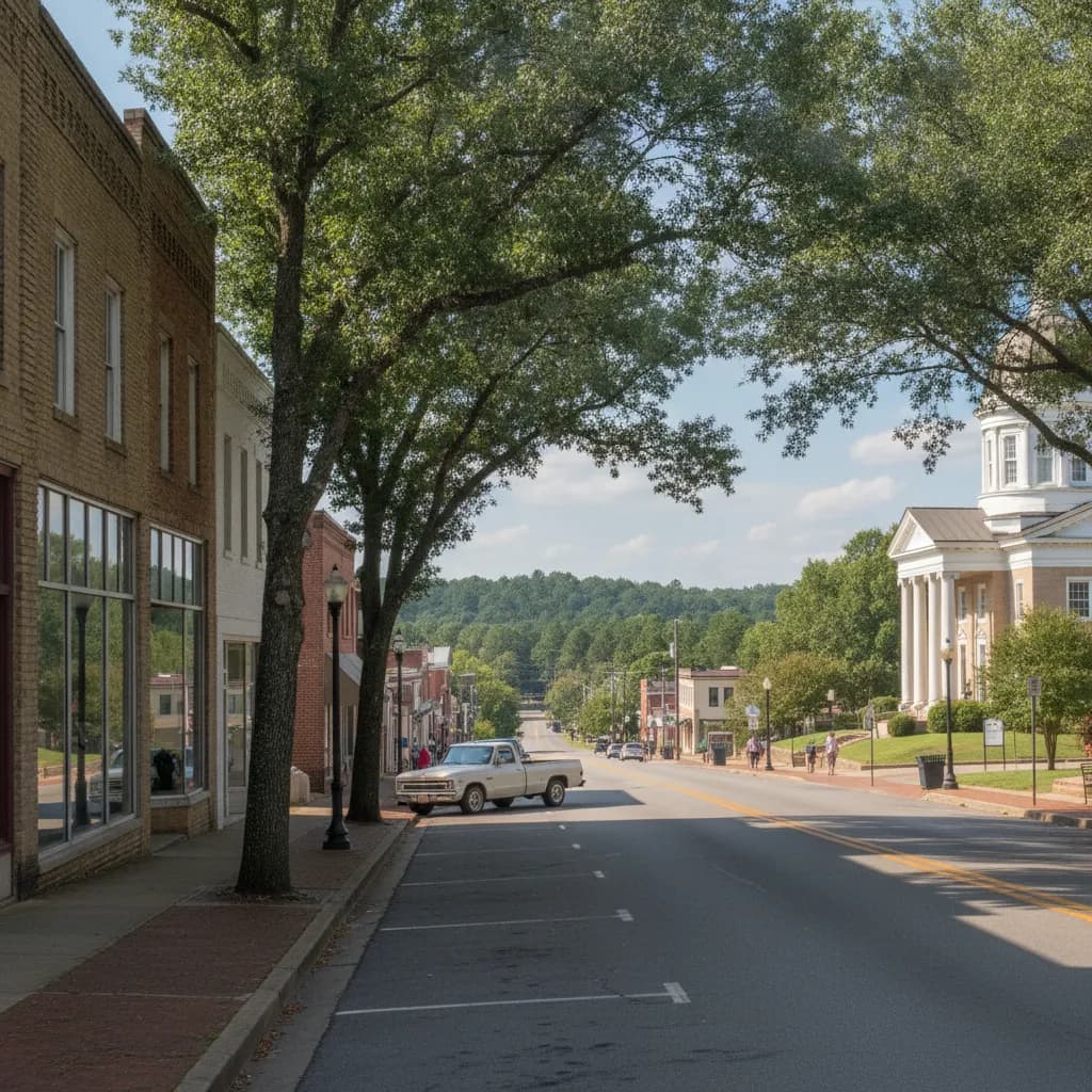 View of Brandon, MS