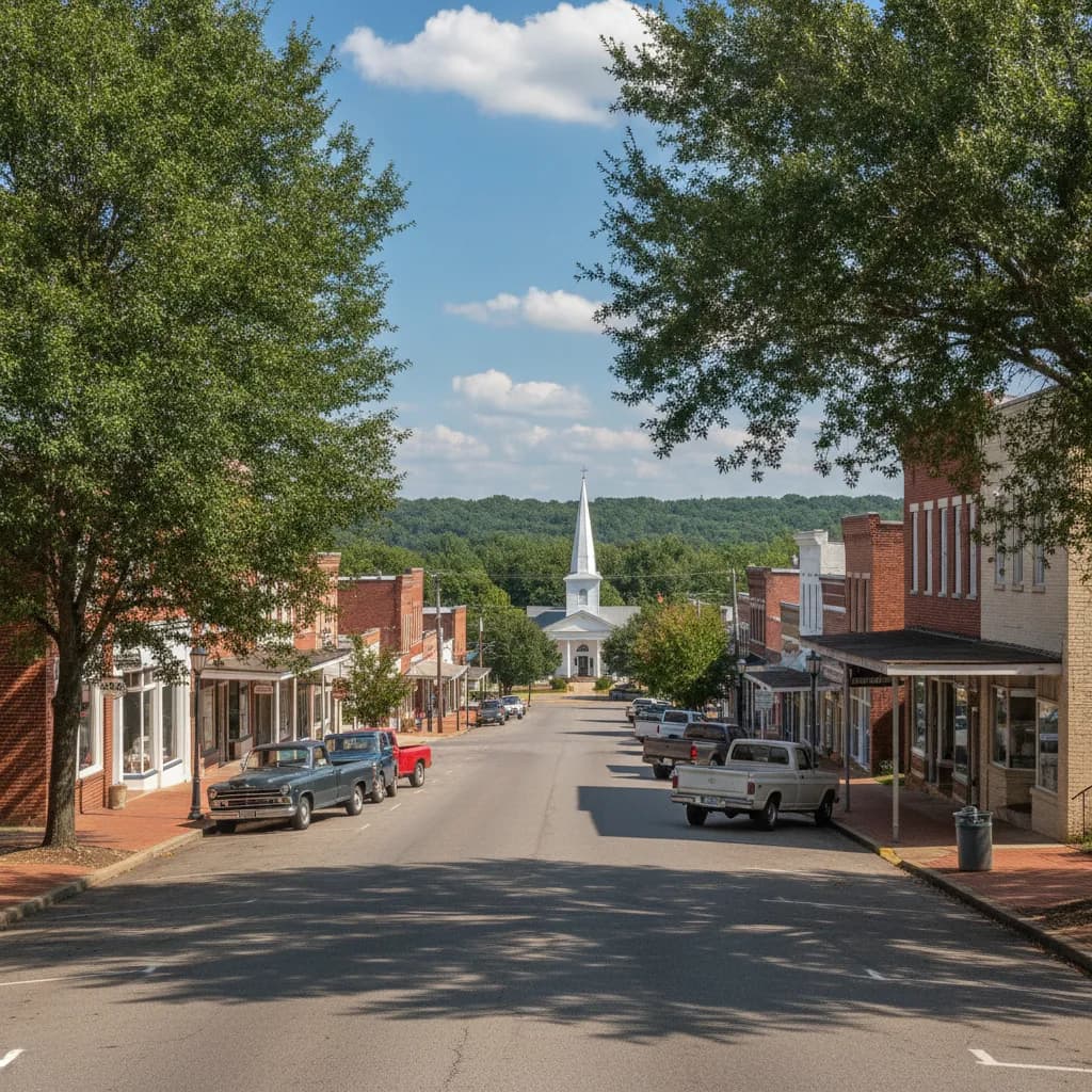 View of Carthage, MS