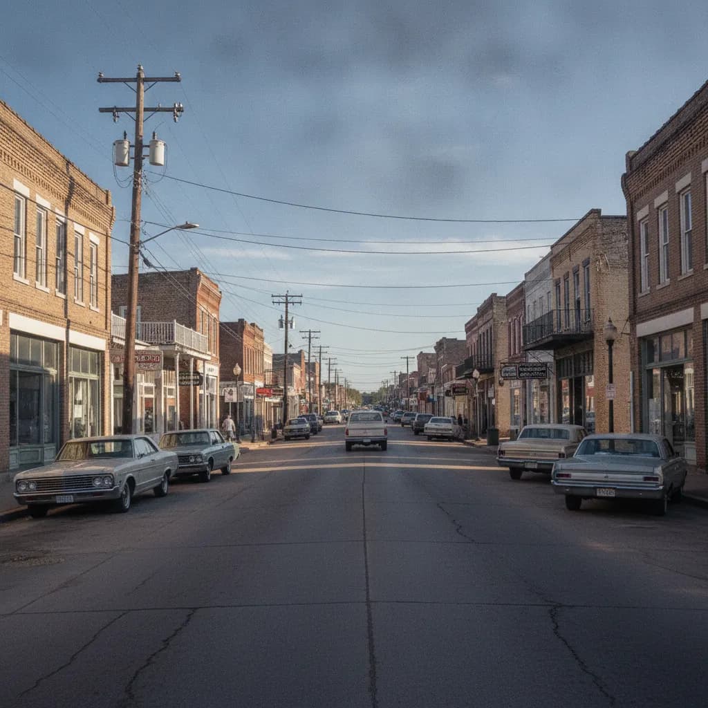 View of Clarksdale, MS
