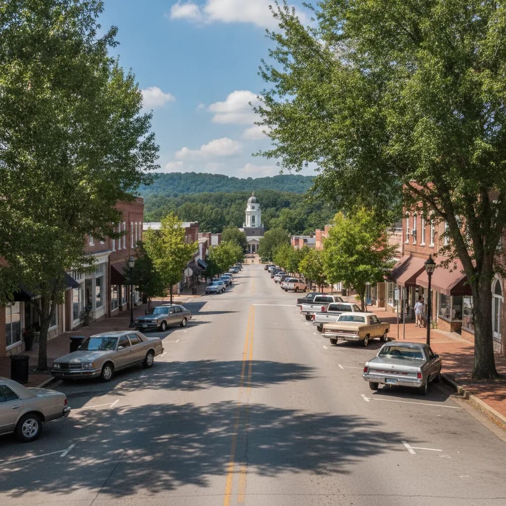 View of Clinton, MS