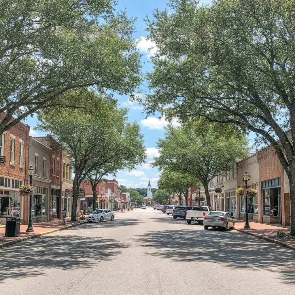 View of Ellisville, MS