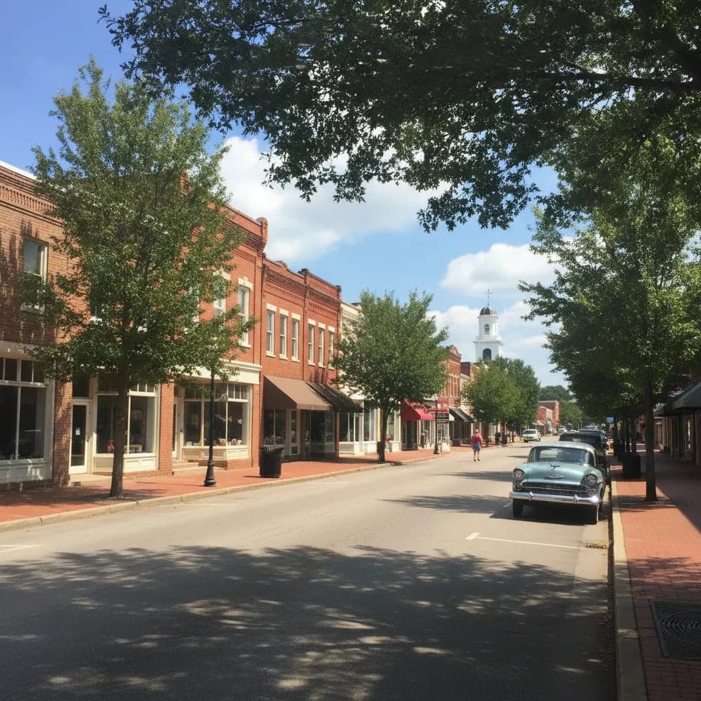 View of Fulton, MS
