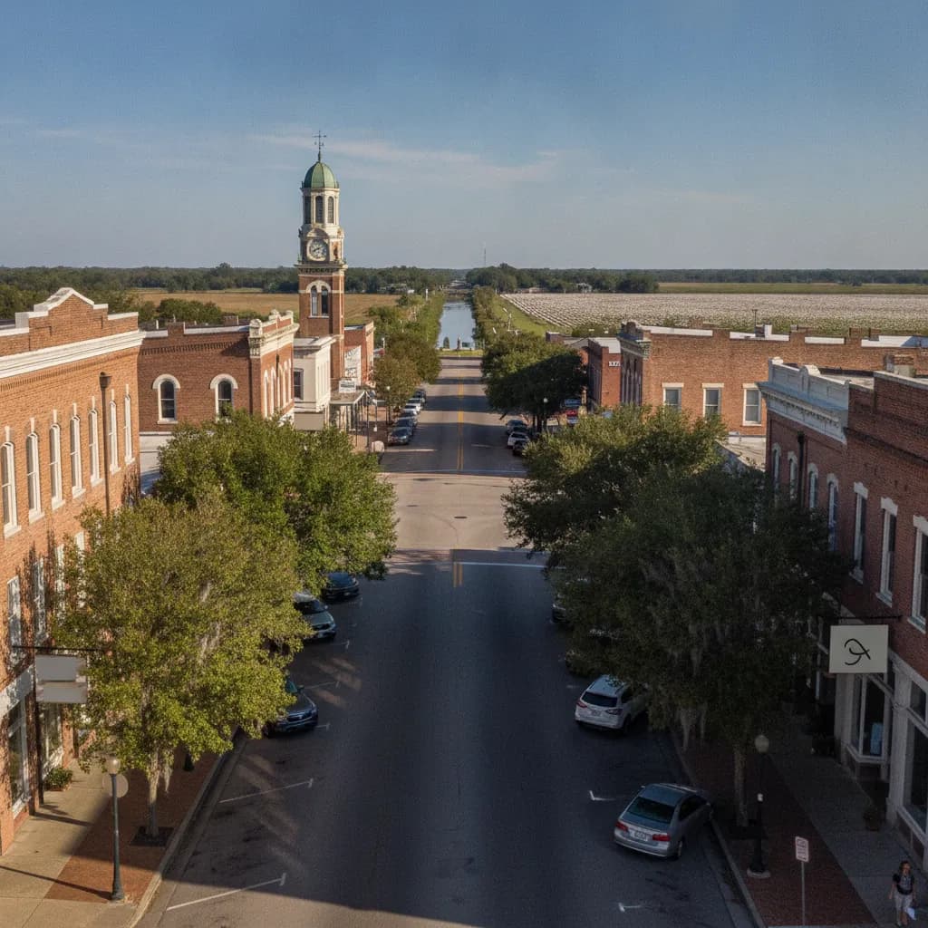 View of Greenwood, MS