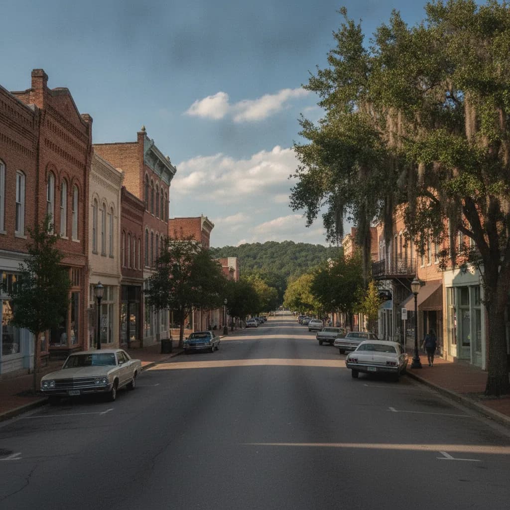 View of Hattiesburg, MS