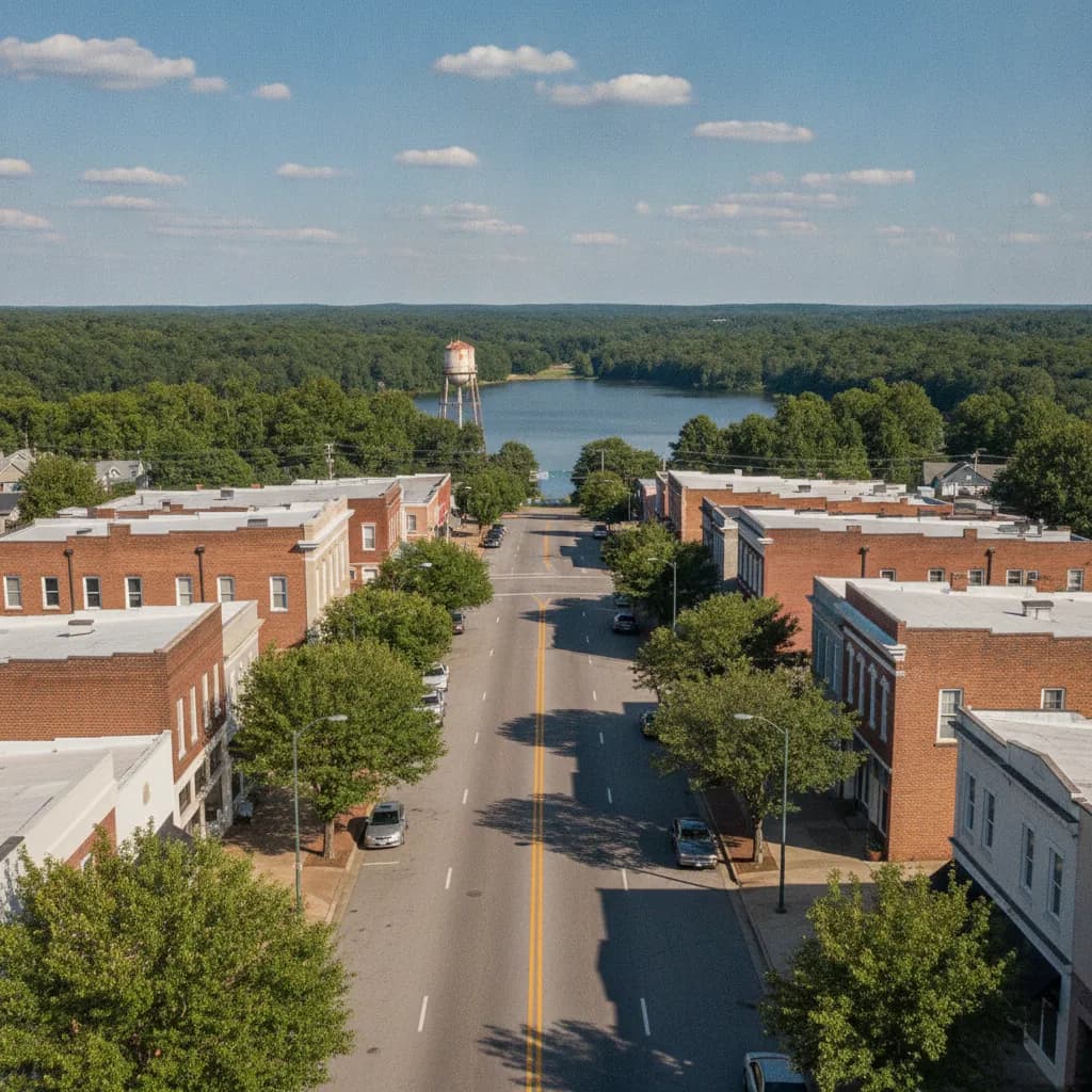 View of Horn Lake, MS
