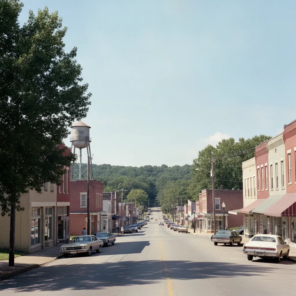 View of Houston, MS
