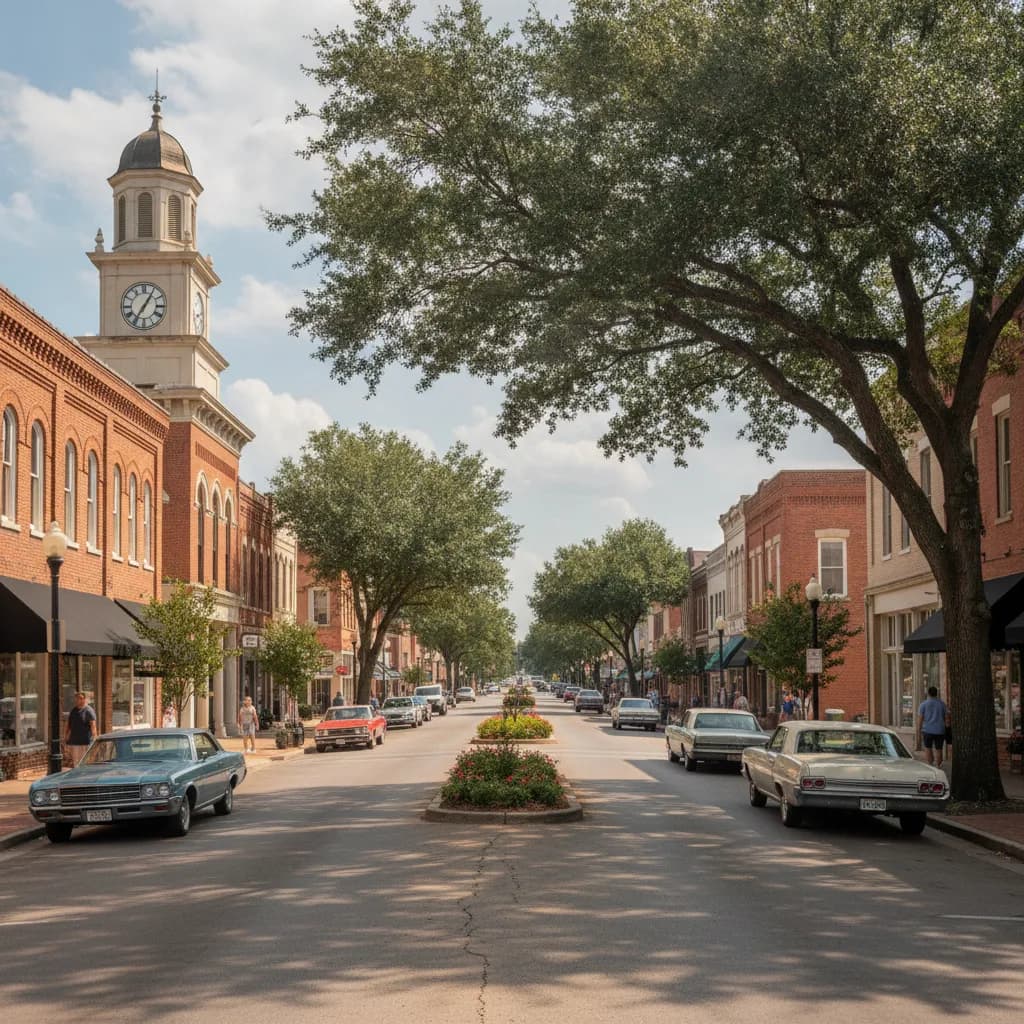 View of Laurel, MS