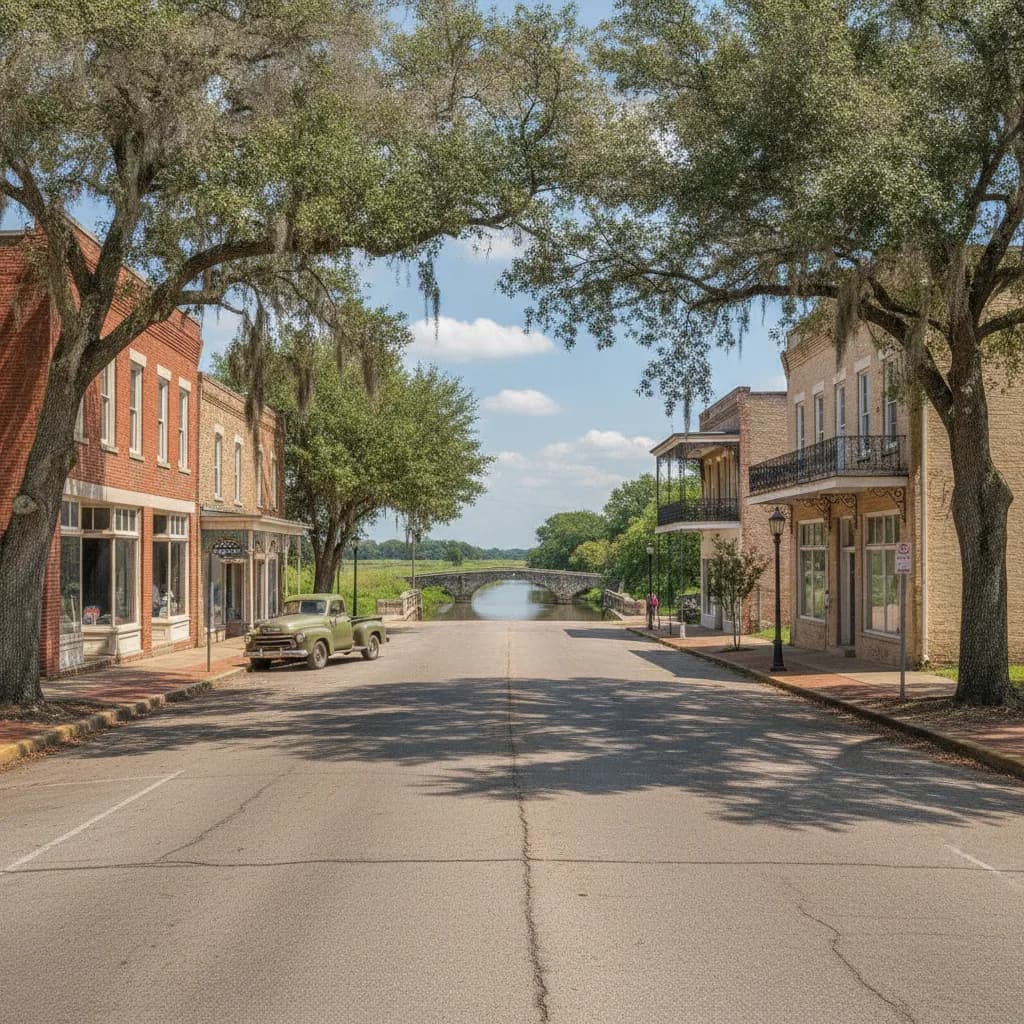 View of Leland, MS