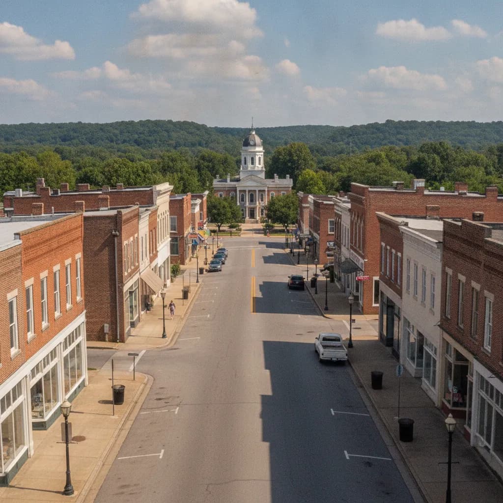 View of Louisville, MS
